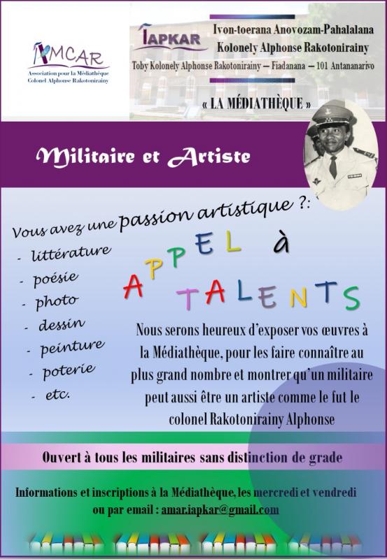 Appel a talents 2019